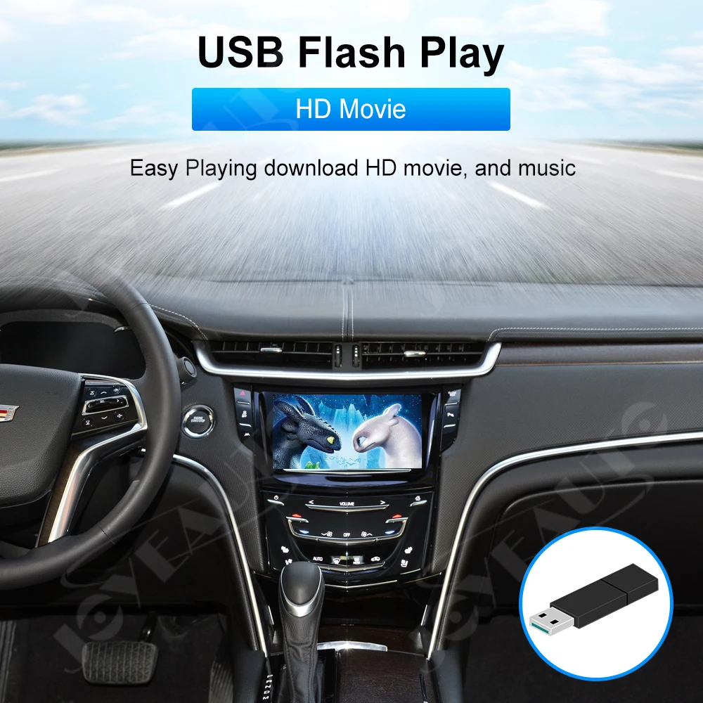 JoyeAuto беспроводной Carplay для Cadillac ATS CTS XT5 XTS SRX 2014 2017 Android автомобильный умный модуль