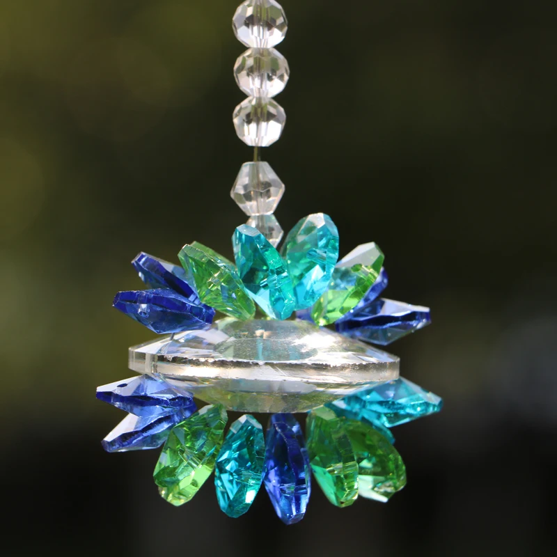 

1 шт. гирлянда чакра спектры Хрустальный Ловец снов призмы кулон Радуга производитель висит дома Свадебный декор