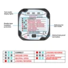 BSIDE Circuit Safety Checkup Kit AVD06 Voltage Detector And Socket Tester RCD GFCI Test NCV Continuity Neutral Live wire check 6