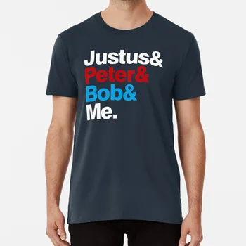 

Justus& Peter& Bob& Me T shirt three investigators hitchock alfred investigators rocky beach detectives logo peter bob justus