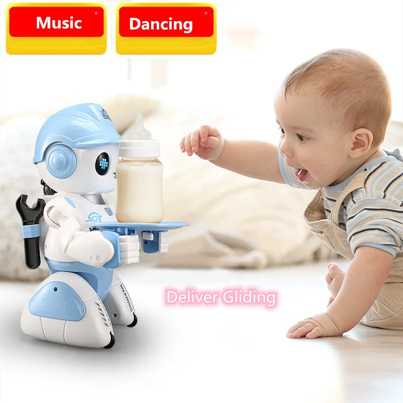 Intelligent Remote Control Delivering Robot With Touch Sensor Can Music Dance Walk Program And Gliding Home Decoration Kid Gifts 2
