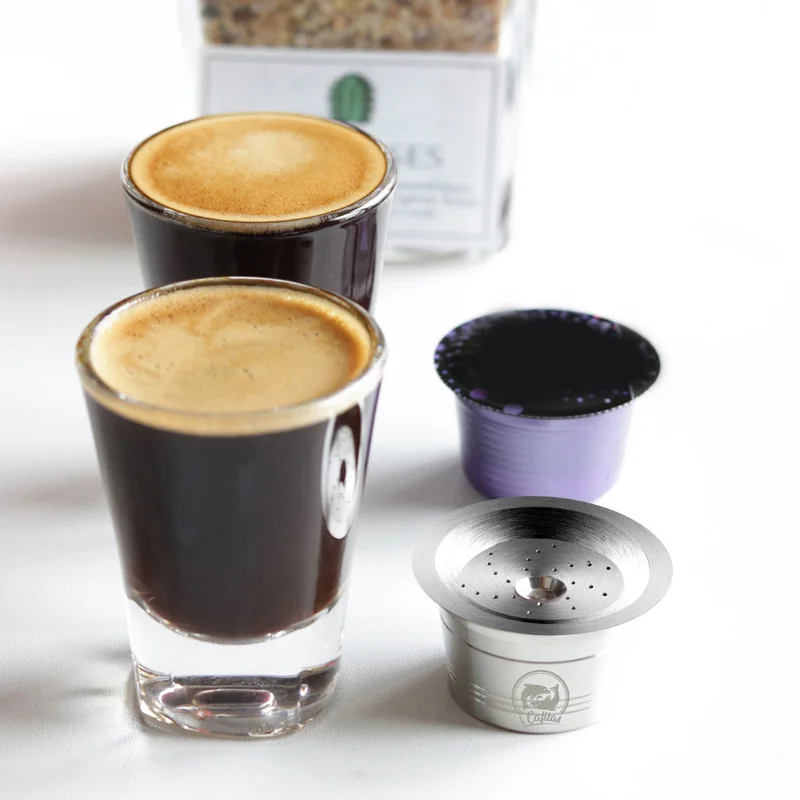 

Stainless Steel Coffee Capsule Kit For TCHIBO Chiba Cafissmo Pure-Ruby 326531 Coffeeware Cafe Brewed Machine Parts