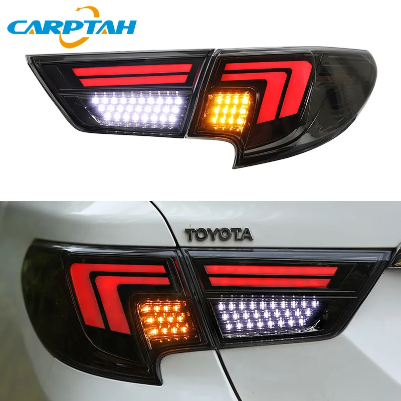 

Carptah Car Styling Taillight Tail Lights For Toyota Mark X 2013 - 2018 2019 Rear Lamp DRL + Turn Signal + Reverse + Brake LED