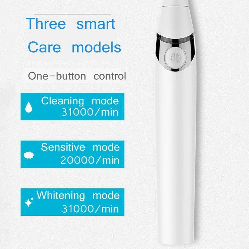 Aiwejay Convenient Travel Sonic Electric Toothbrush Wireless Charging IPX7 Waterproof Adult Cleaning Electric Toothbrush with Cu Aiwejay Convenient Travel Sonic Electric Toothbrush Wireless Charging IPX7 Waterproof Adult Cleaning Electric Toothbrush with Cu