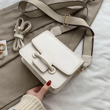 

Mini Bag Women's 2020 Spring New Style All-match Sling Broadband Fashion One-Shoulder Square Sling Bag