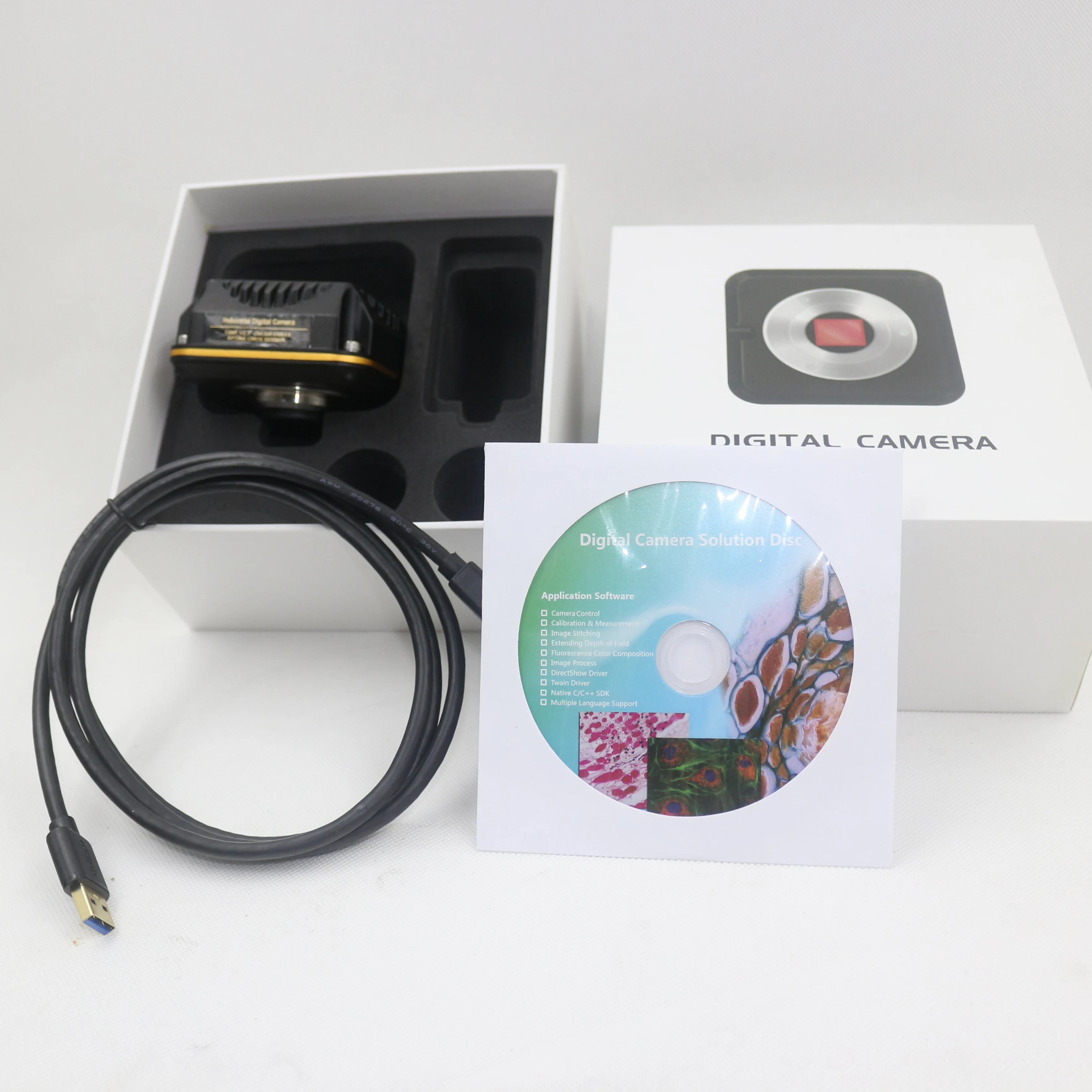 LCMOS USB2.0 C-mount микроскоп цифровая камера для биологических стерео микроскопов