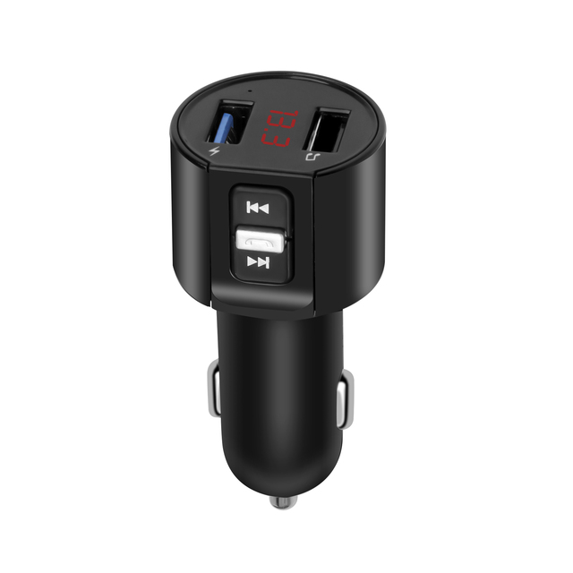 Bluetooth FM Transmitter Audio Aux Modulator Dual USB Car Charger Phone Handsfree Calling Car Kit Radio MP3 Player