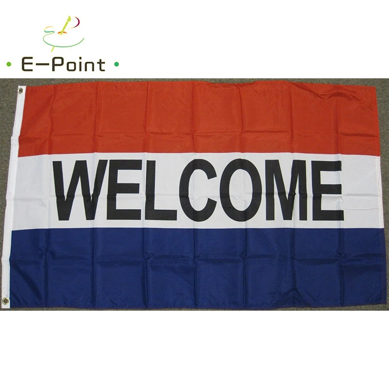 Добро Пожаловать Знак Рекламы Флаг 2ft* 3ft(60*90 см) 3ft* 5ft(90*150 см) размер рождественские украшения для домашнего флага баннер подарки