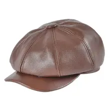 VOBOOM, кожаная кепка Newsboy, мужская, восемь панелей, таксистка, Джей Гэтсби, рыбацкая плоская шляпа, Pageboy, Эпплджек, кепка, Бейкер, мальчик, головной убор, 115