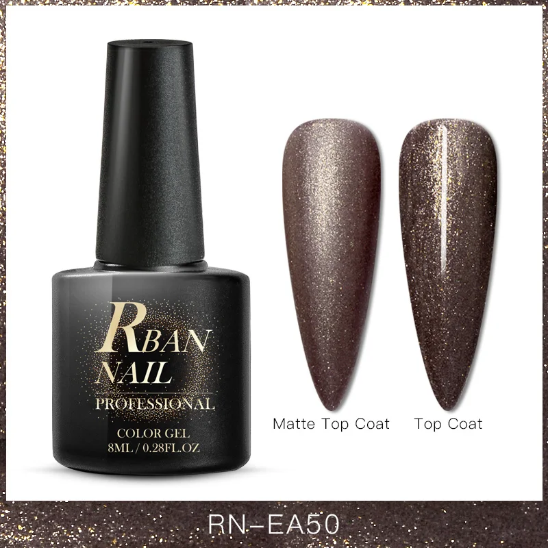 S07853 RBAN NAIL 8 мл цветной УФ-гель для ногтей матовое верхнее покрытие Гибридный гель для ногтей замачиваемый долговечный лак для ногтей гель лак Инструменты - Цвет: S07853