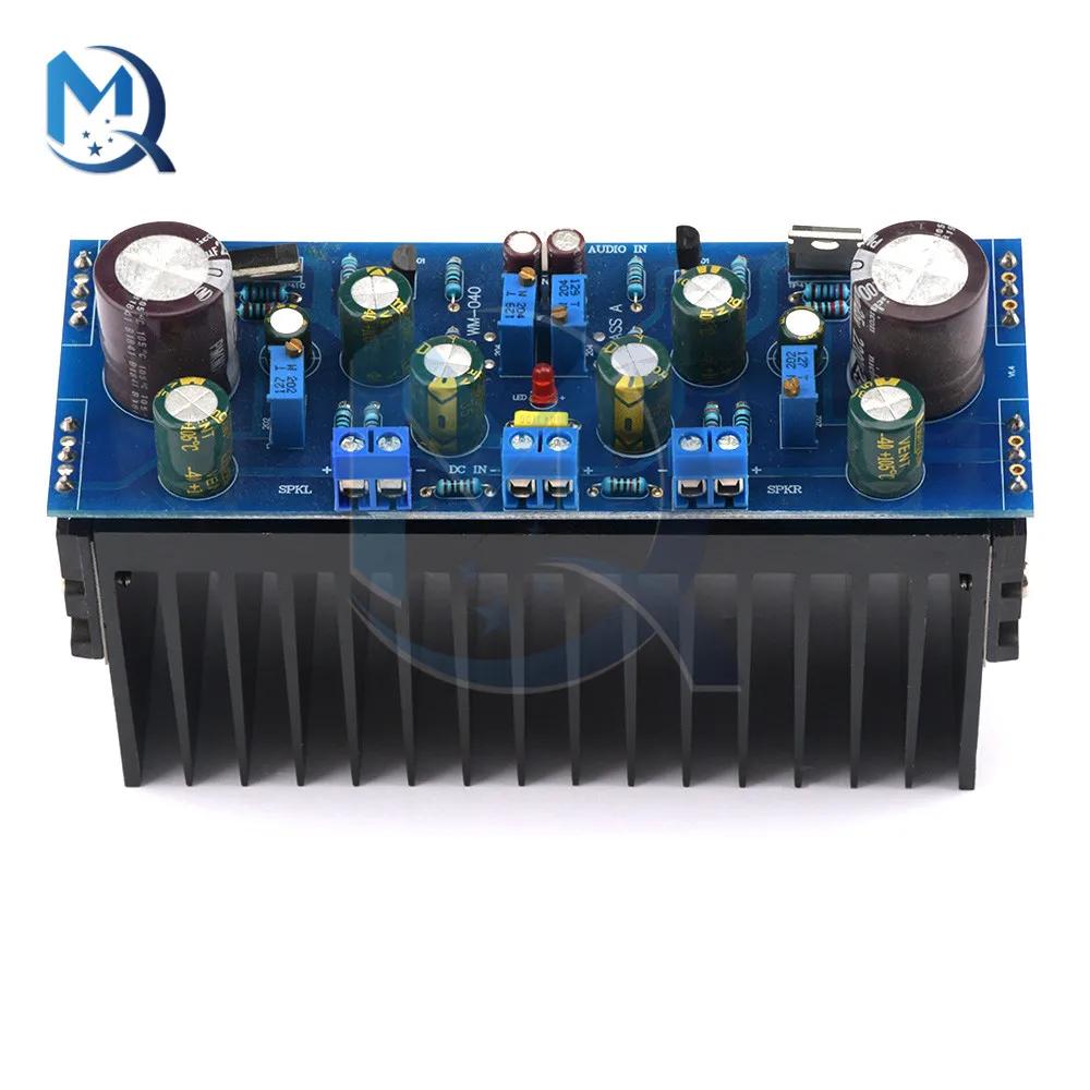DC12-30V Classic Class A Fever 1969 Discrete Power Amplifier Board 2 Channel Stereo Compatible TIP41C TTC5200 Tube | Электронные