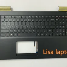 Для lenovo 700-15 верхняя крышка uppercasew80ru BK blnjbl w/KB USA C-cover с клавиатурой 5CB0L03571