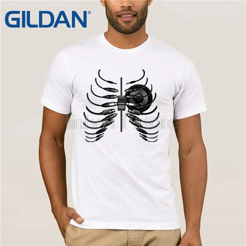 Звукорежиссер Rib Cage Проводная для звука Солнца мужская футболка Забавные