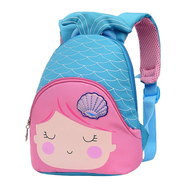3D Маленькая русалочка принцесса школьные сумки для девочек милые сумки детский сад рюкзаки для детей подарок Mochila Escolar