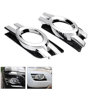 

Car Chrome Front Fog Light Trim Cover for Mercedes-Benz ML Class C W164 2008 2009 2010 2011 1648800824 1648800724