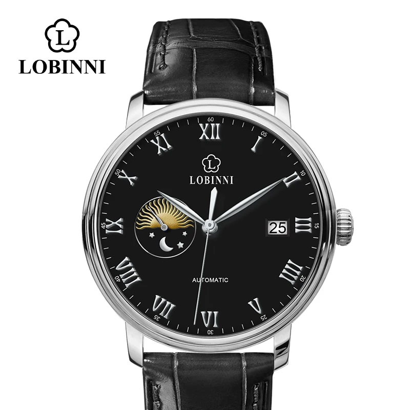 LOBINNI Switzerland Лидирующий бренд японские автоматические механические мужские
