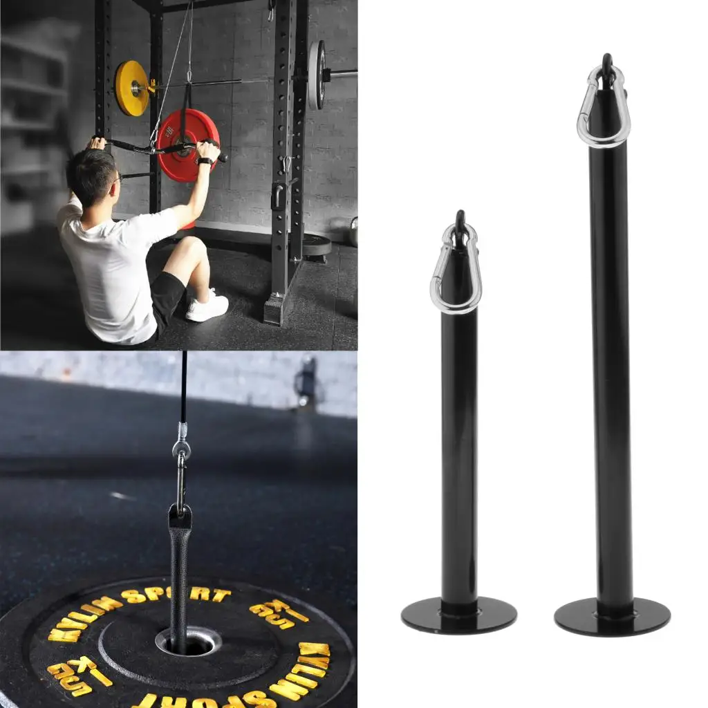 Weight Lifting Accessories Steel Weight Plate Loading Pin Holder Stand Triceps LAT Machine Weights Holder