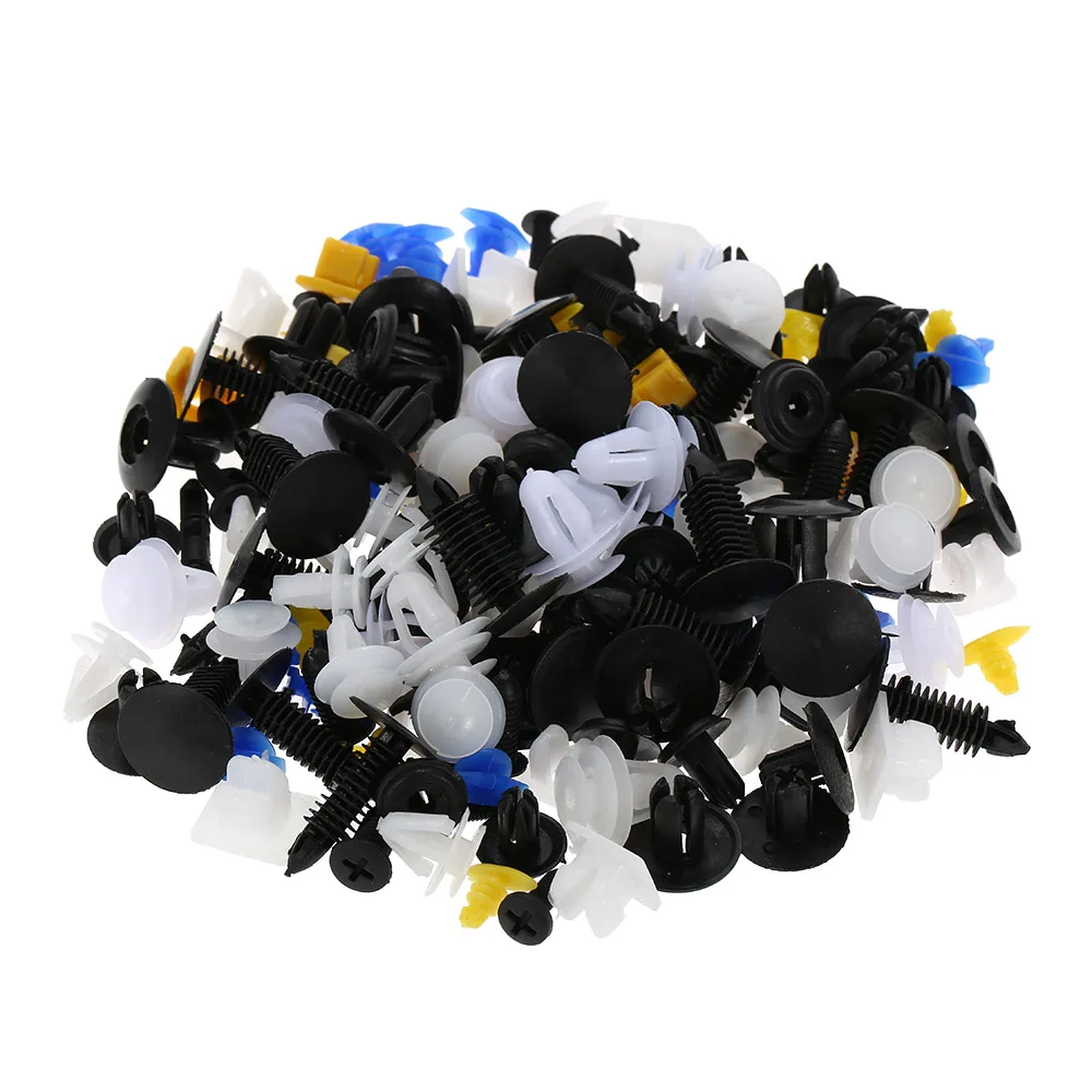200 шт пластиковый зажим для кузова автомобиля заклепка отделка крепежных деталей