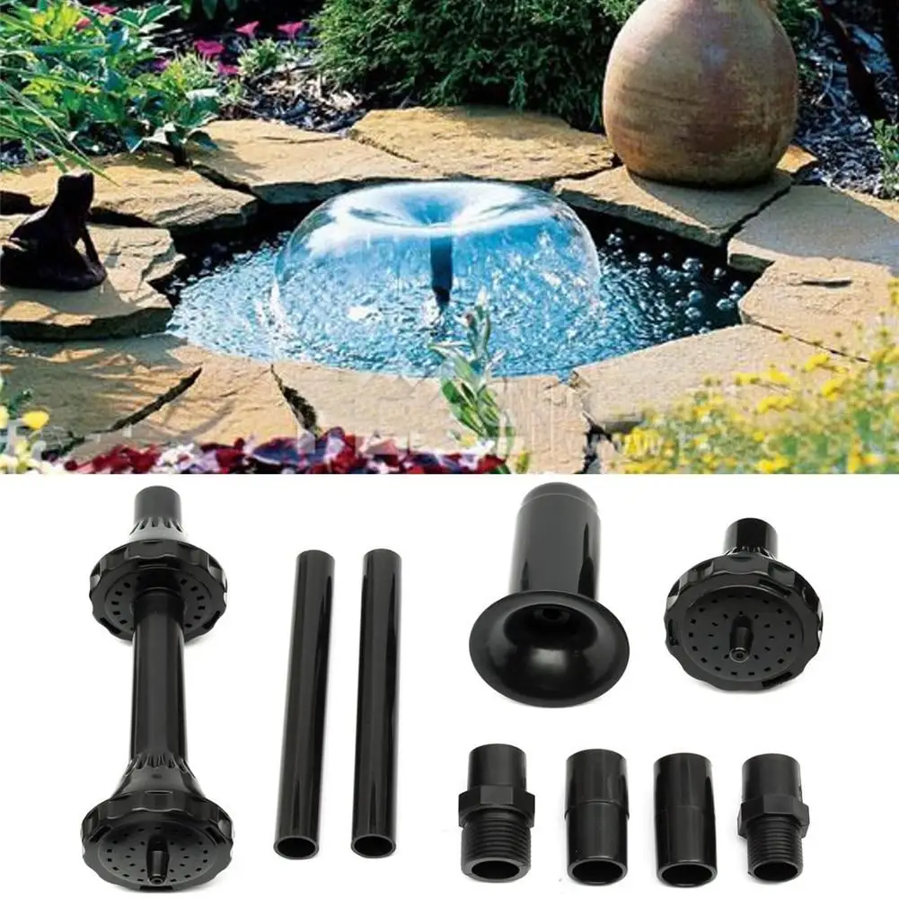 Fountain Nozzle Water Fountain Pump Nozzle Set Water Spray Heads for Garden Pool Pond L Courtyard Decoration