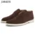 High Top Casual Kidsuede Мужская обувь Круглый Носок Уютная натуральная кожа Плоские Пенни Обувь Slip-on Ленивые мокасины Обувь Летняя обувь для ходьбы