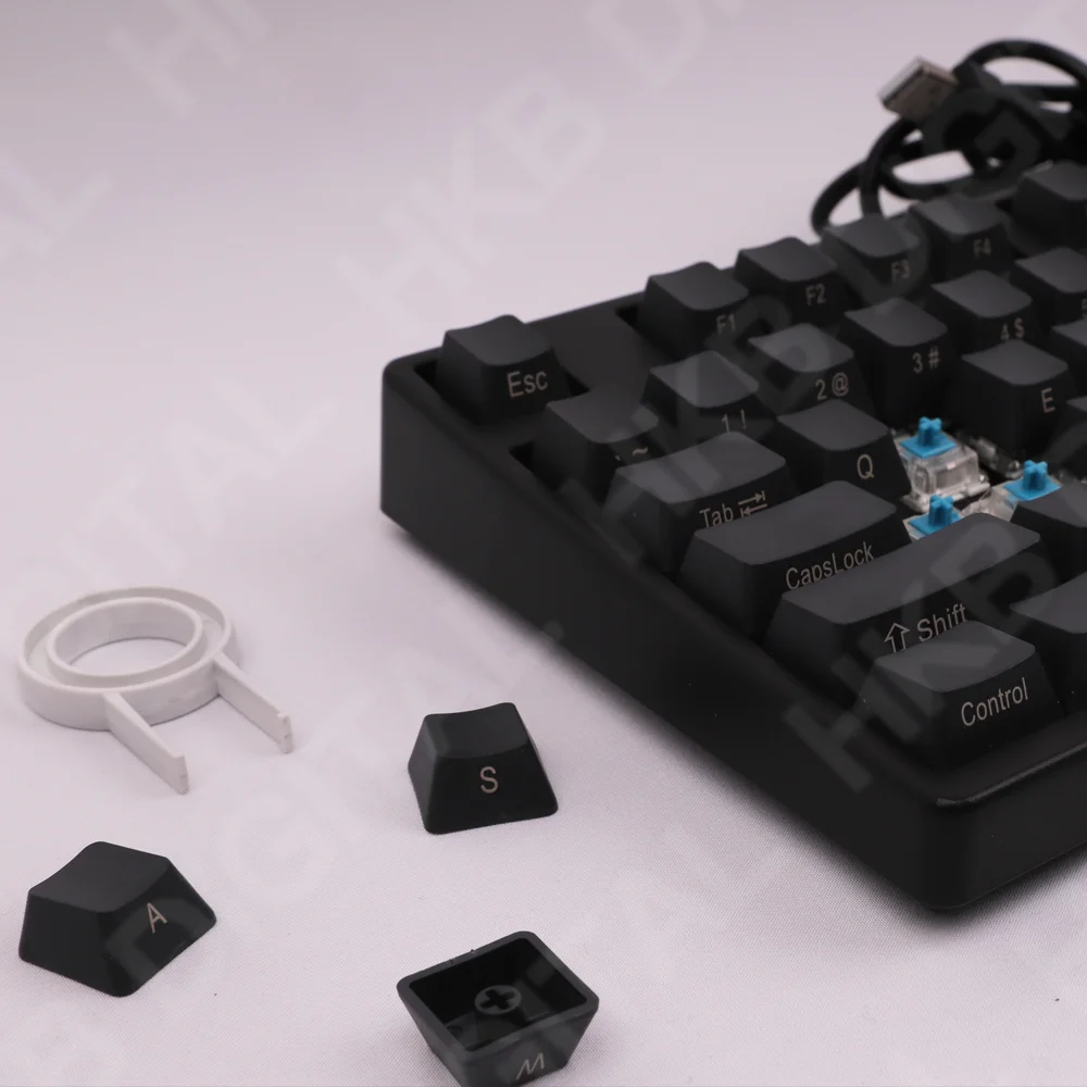 Teclas Mecânicas do Teclado Preto Pbt Perfil do Oem Altura 108 Chaves 61 87 104 Gk61 Anne Pro 2 - Imagem 6