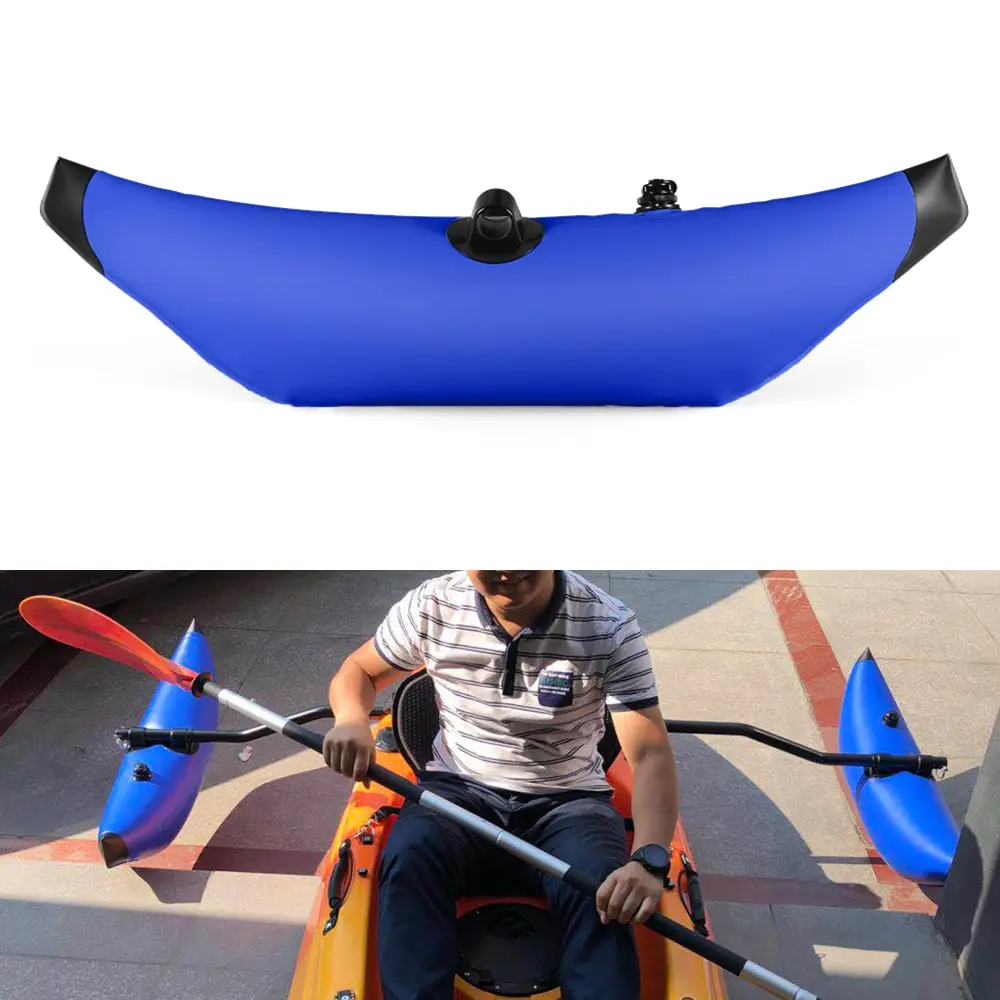 Каяк ПВХ надувной Outrigger каяк каноэ рыбацкая лодка стоящая поплавковая система