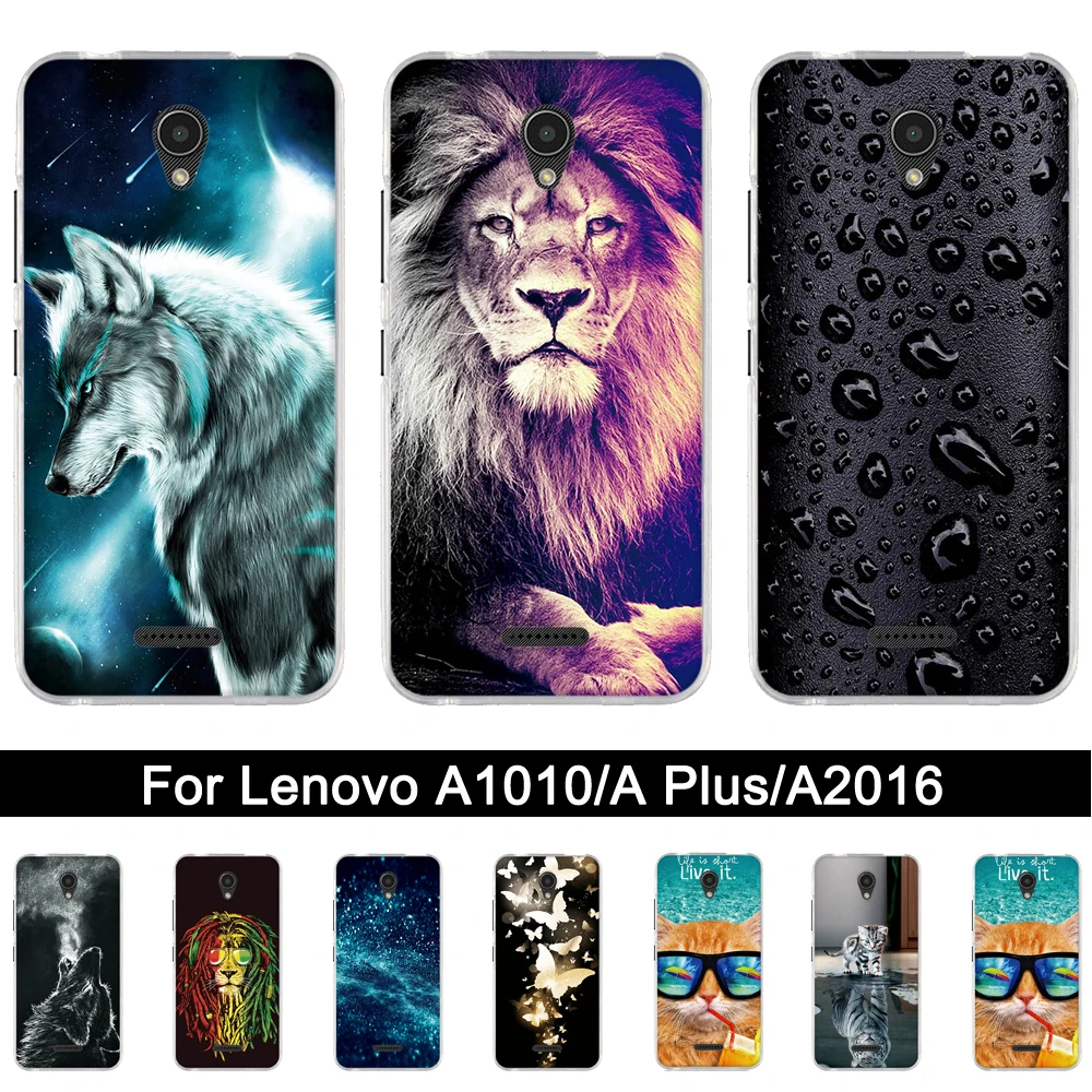Мягкий чехол из ТПУ Для lenovo A1010a20 A2016a40 4,", Чехол для телефона, чехол для lenovo A+ A1010 A20, силиконовые чехлы для lenovo A Plus