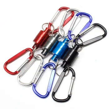 

Multifunctional Fishing magnetic buckle Magnetic Net Release Fly Fishing Strong Train Net Holder Lanyard Cable Pull Max 4KG