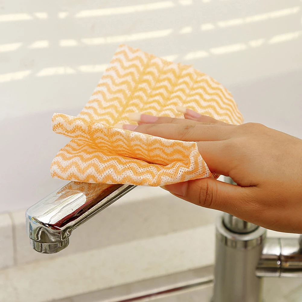 1 Roll Eco-Friendly Cleaning wash cloth Non Woven Duster Cloth Dish Cloth Break Point No Oil Rag Furniture items kitchen towels