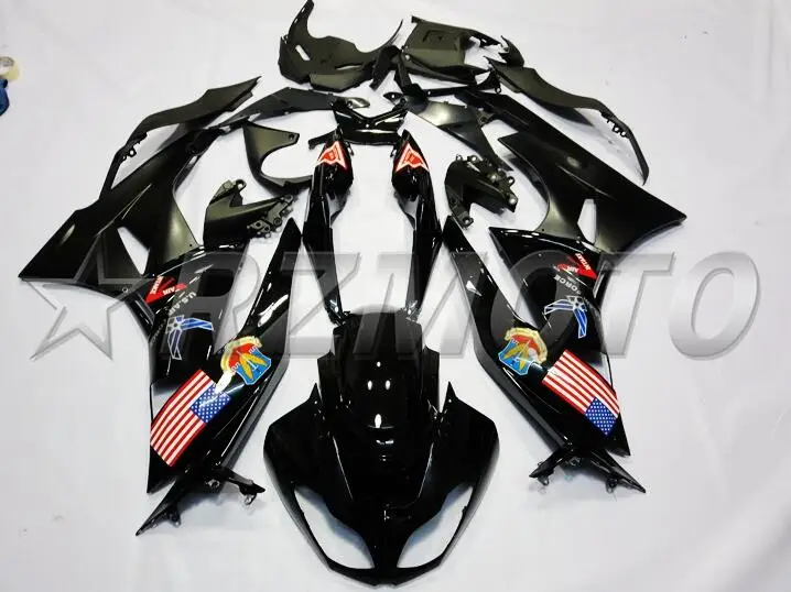 

Injection Mold New ABS fairing kit Fit for Kawasaki ZX6R 2009 2010 2011 2012 fairings ZX-6R 09 10 11 12 Ninja 636 custom USA