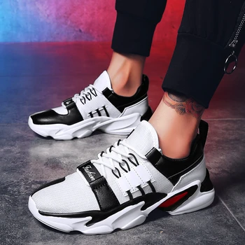 

Fashion Running Shoes Men Sneakers Casual Sport Basketball Breathable Mesh Outdoor Increase Male Zapatos De Hombre Homme