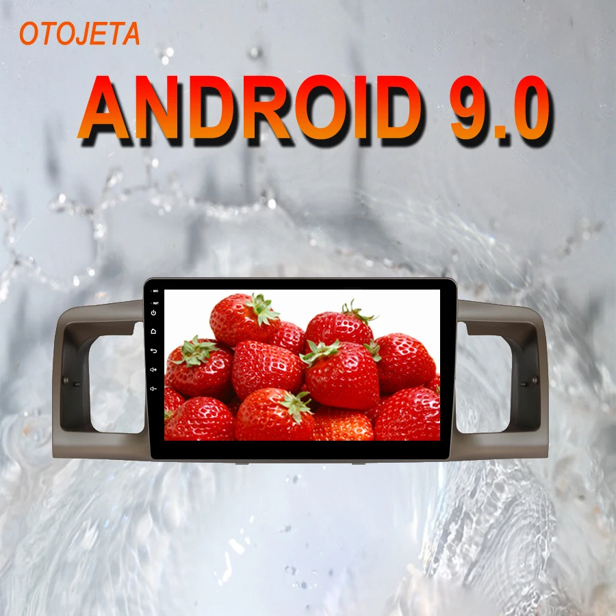 OTOJETA Android 9,0 2.5D экран автомобиля радио плеер для Toyota Corolla EX 2007 9 дюймов мультимедиа Авто Стерео gps Navi магнитофон