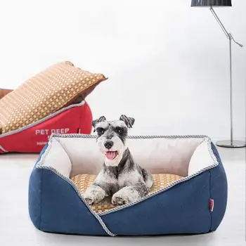 

Round Cat Bed - Cute and Comfortable Self Warming Plush Calming Cat Bed PXPC