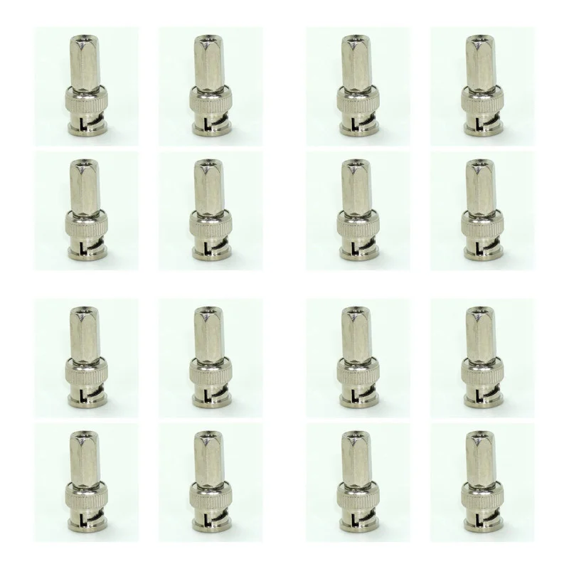 

2/5/10PCS BNC Male Twist-on RG59 Connector Security CCTV Accessories Communication Converter Connect An RG-6 Coaxial Cable