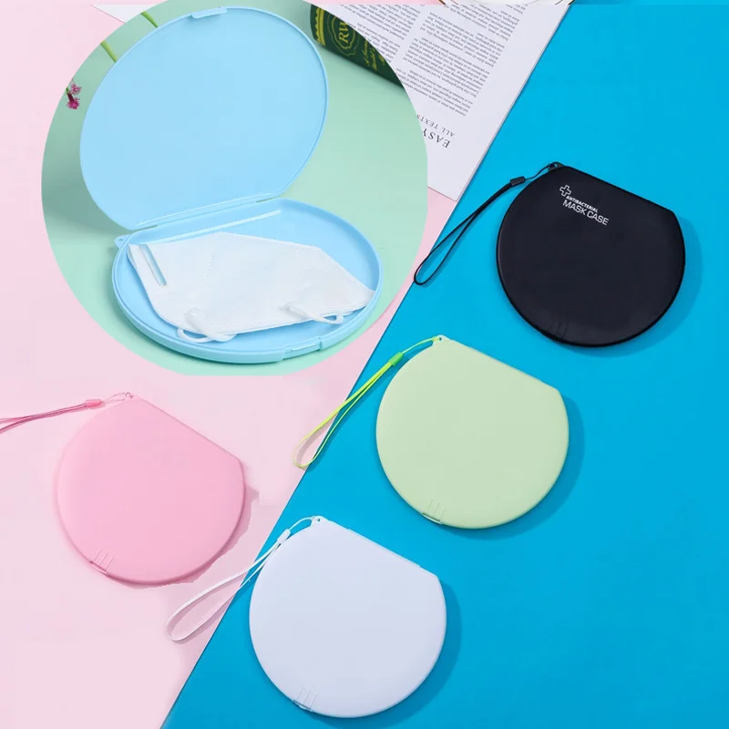 Mask Storage Box Portable Mask Holder Box Dustproof Mask Case Box Save ...