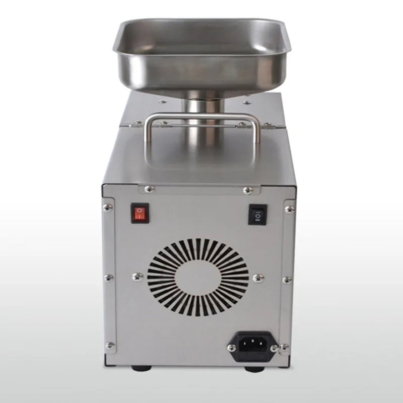 Automatic Stainless Steel Oil PressPeanut Oil Press Machine Household Extractor Machine UseforSesame Almond/Walnut Olive