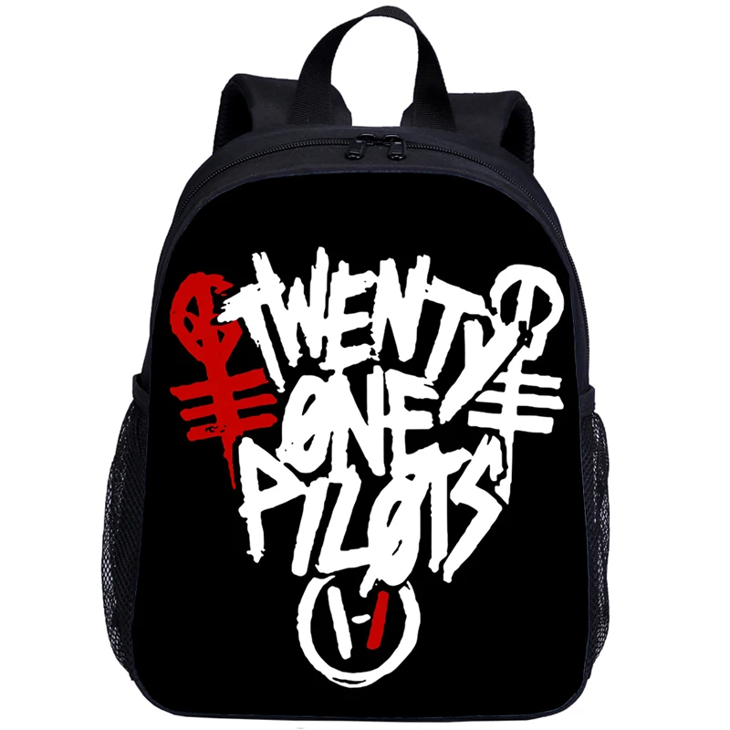 Маленький школьный рюкзак для детей, мальчиков и девочек «Twenty One Pilots» 3D печати школьные сумки для детского сада школьные Повседневное сумки Mochila Escolar - Цвет: DSTBP4076210-S256
