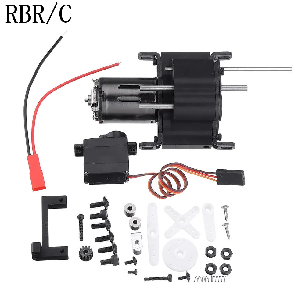 RBR/C цельнометаллический двухскоростной редуктор для WPL MN JJRC RC модификация автомобиля DIY Запчасти для обновления