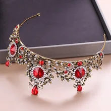 Корона стиль Европа и Америка барокко Ретро Корона невесты корона украшение для волос свадебный головной убор Корона партия