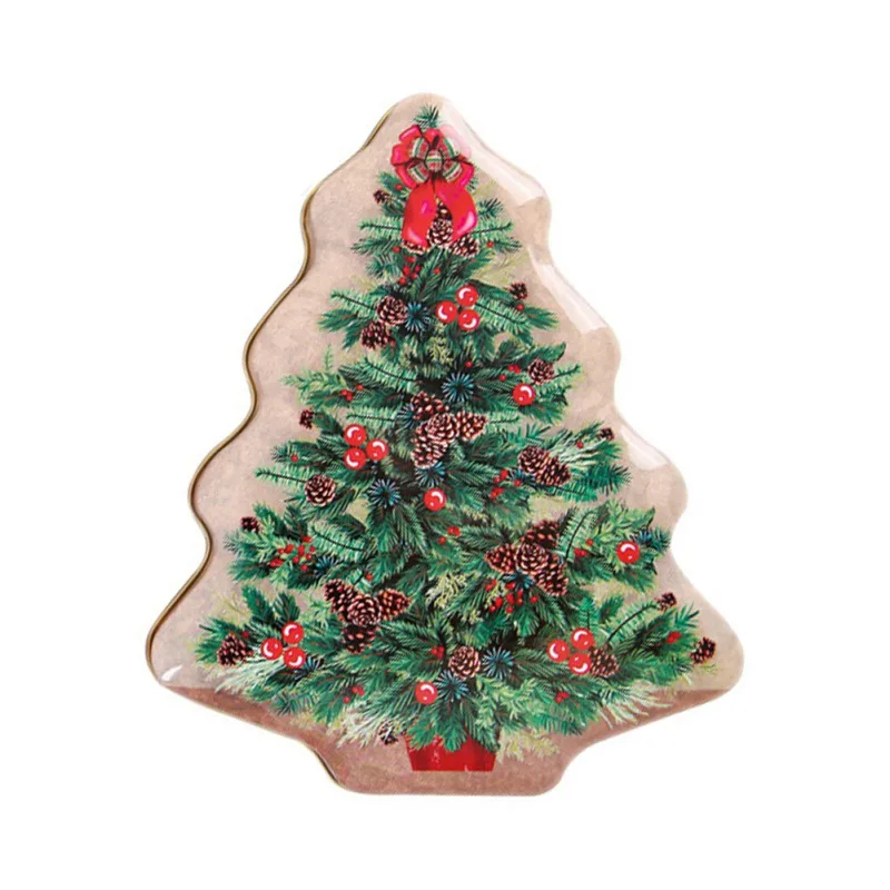 18x15x6.5cm 1pc Рождественский Рисунок жестяная коробка мультфильм конфеты коробка розовый чай горшок для конфет и печенья коробка вечерние хранение подарочной коробки случае случайный цвет - Цвет: 18x15x6.5cm 1pc