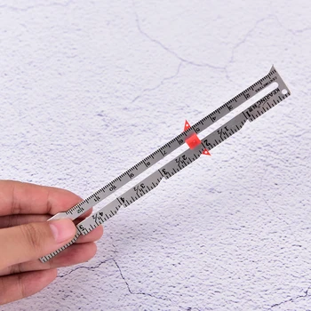 

Plastic DIY Gauge Measuring Ruler Tool Sewing Accessories Kit Knitting Accessories DIY Craft Ruler Tools