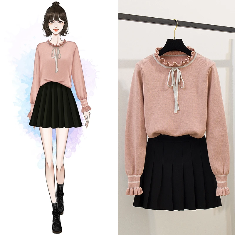 Short skirt and sweater Clearance