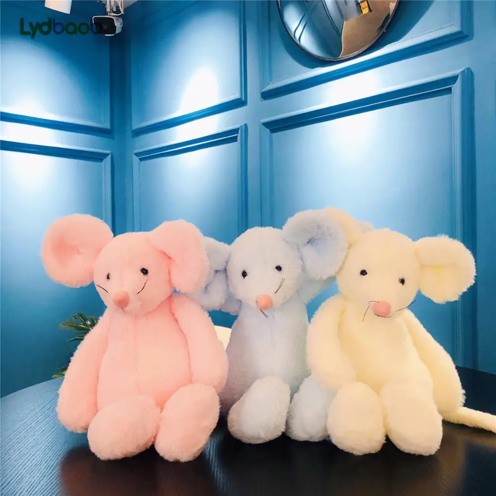 30 см/40 см Kawaii мышь плюшевые игрушки милые животные куклы мышки мягкие детские креативные пальчиковые игрушки Детские подарки на день рождения