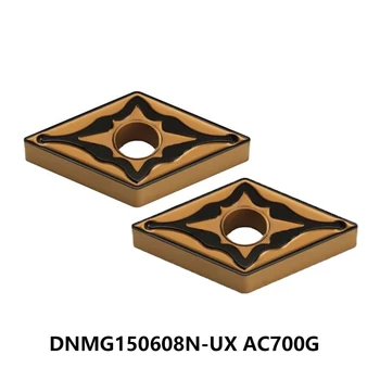 

Original Carbide Inserts DNMG150608N-UX AC700G DNMG 150608 DNMG150608 N-UX Lathe Cutter Tools Turning Tool CNC 10pcs