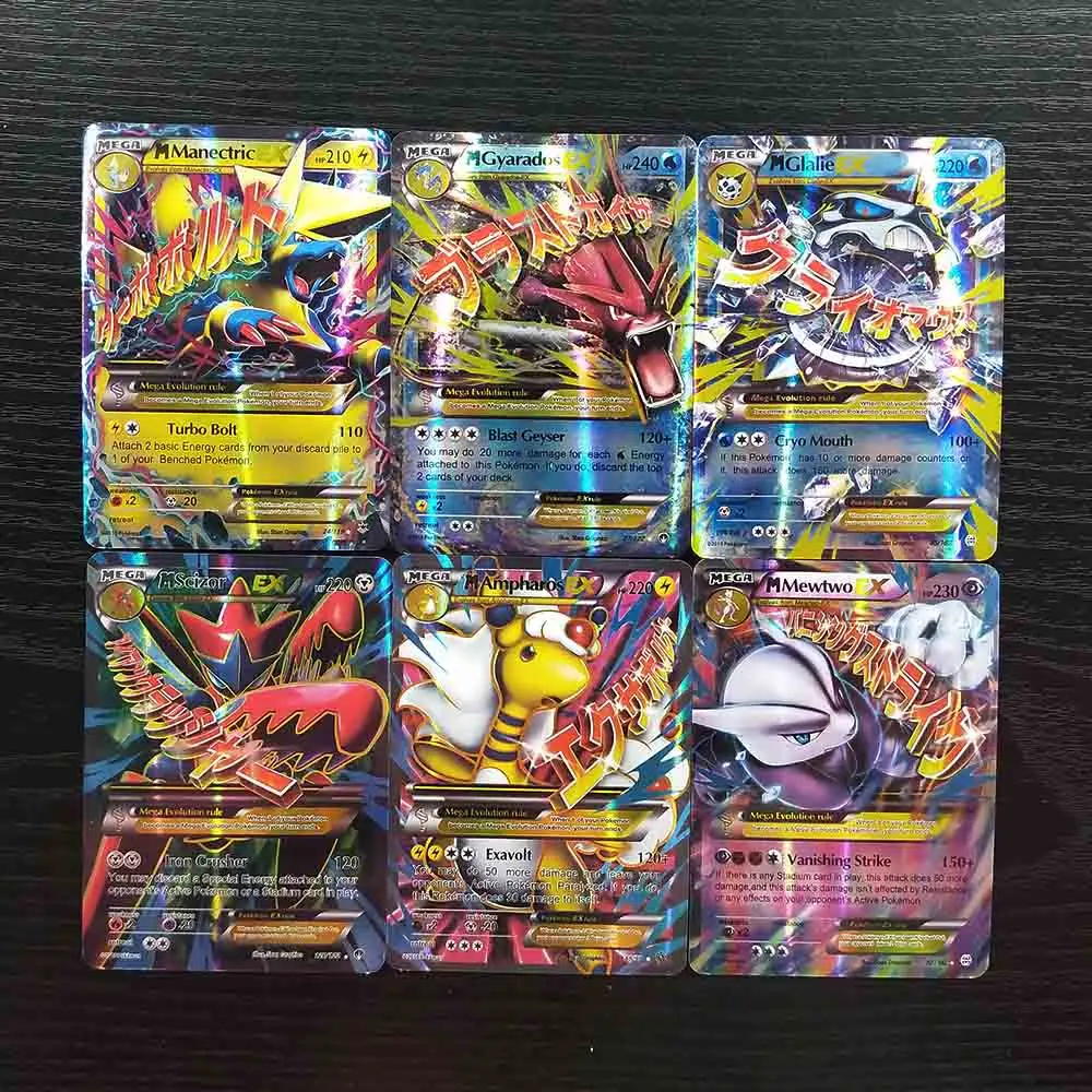 TAKARA TOMY битва сияющая карта 30 мега палубная настольная игра Детские игрушки флеш карточная игра Покемон карты коллекции