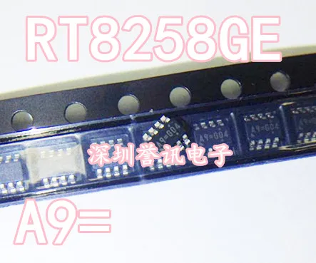 RT8258GE Экран метод нанесения принта: E9 = ЖК микросхема питания SOT23-6