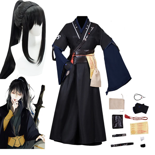 Mo dao zu shi cosplay xiao xingchen grandmaster do cultivo demoníaco traje  homem anime adulto peruca chinês trajes antigos - AliExpress