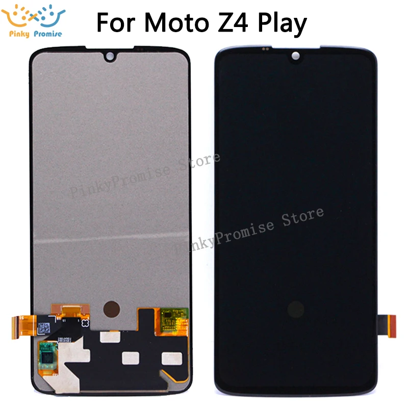 For Motorola Moto Z4 Play LCD Display Touch Screen Digitizer Assembly For Moto Z4play LCD Display z4 play lcd Free Shipping