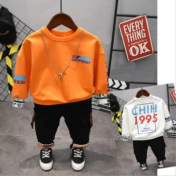 

2PCS Suits Kids Boys Clothes Sets Cotton Children's t-shirts and pants 2pcs Spring Autumn Children Boys Sets Children Clothing