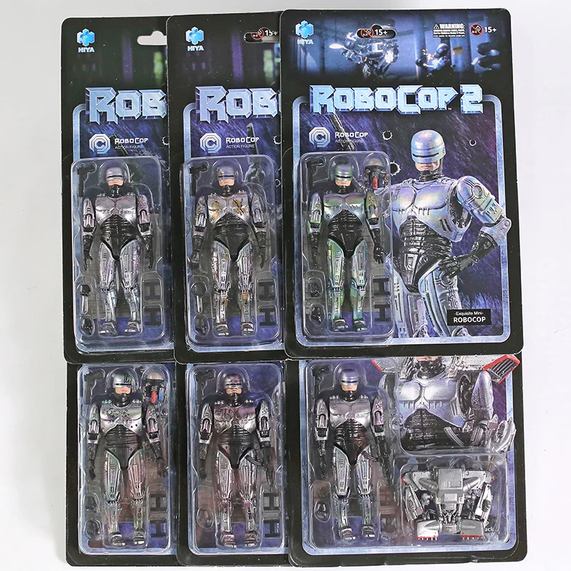Hiya Toys RoboCop Battle поврежденная версия. Масштаб 1/18 ПВХ экшн-фигурки модели игрушки